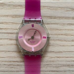 Rare SWATCH Skin Watch, PINKY PINK